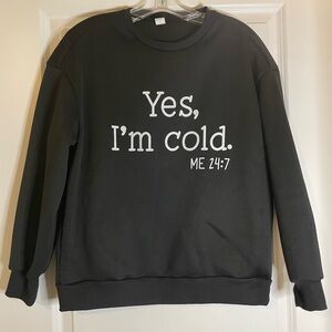 Black sweater kid 8/10